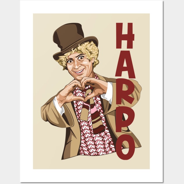 HARPO I love you Wall Art by Tiro1Linea